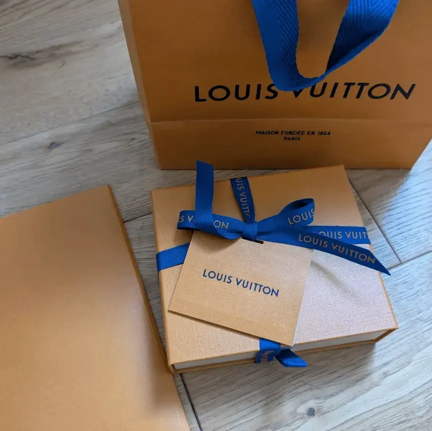 Louis Vuitton boxes Instagram post