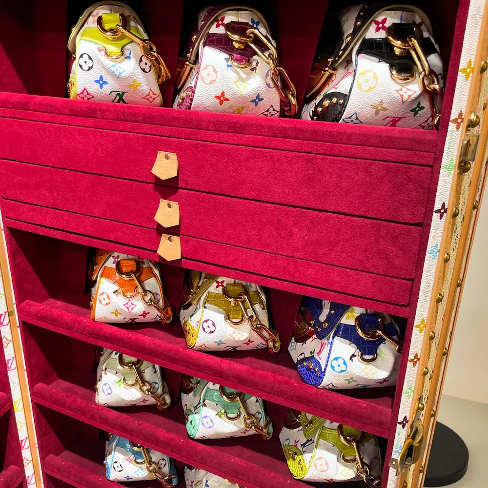 Takashi Murakami Louis Vuitton bag Instagram post